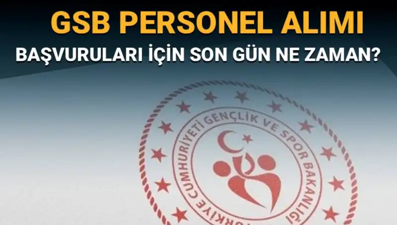 Gençlik ve Spor Bakanlığı Personel Alımı İçin Başvurular Başladı! Tarihleri Kaçırmayın