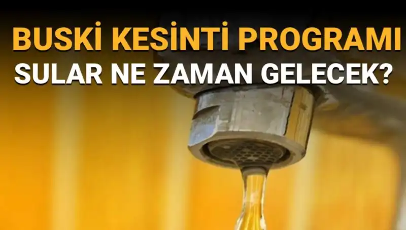 Bursa Nilüfer'de Su Kesintisi Ne Zaman Bitecek? Yeni Program Açıklandı!