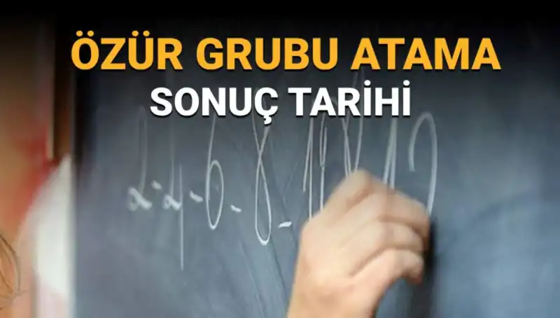 Özür Grubu Atama Sonuçları: Bekleyişin Sona Erişi ve Tarih Detayları