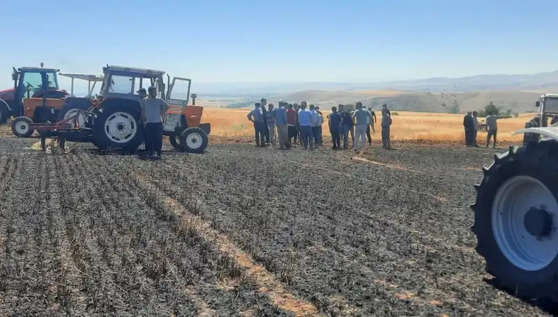 Yozgat’ta 100 Dönüm Ekili Alan Küller İçinde Kaldı: Tarım Üreticileri Ne Olacak?