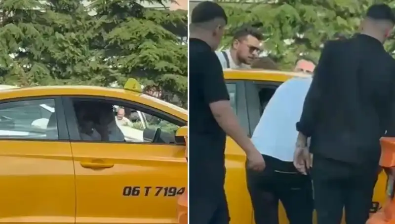 Trafikte Tartıştığı Taksi Şoförünü Yumruklayan Kişi Gözaltına Alındı