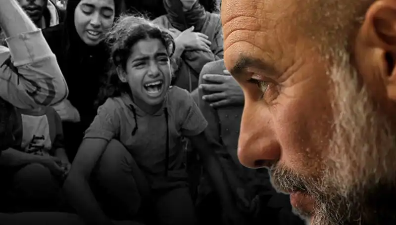 Pep Guardiola'dan Gazze İle İlgili Çarpıcı Açıklama: Acıyı Vücudumda Hissediyorum