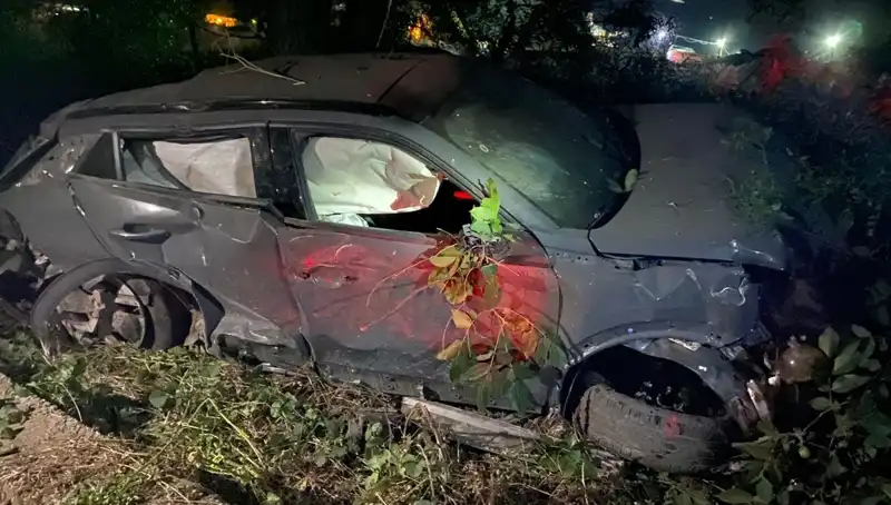 Alkollü Sürücü Kaza Yaptı: Araç Hurda Yığınına Döndü, Şansıyla Kurtuldu!