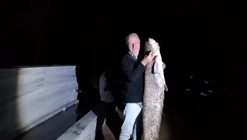 Barajda Dev Balık Avına Çıkıldı: Tam 40 Kilogramlık Sürpriz