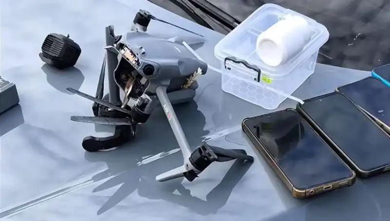 Uyuşturucu Sevkıyatı İçin Kullanılan Drone Hava Savunmasıyla Düşürüldü